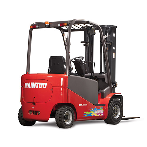 Picture showing a rear view of a Manitou Lift Truck
